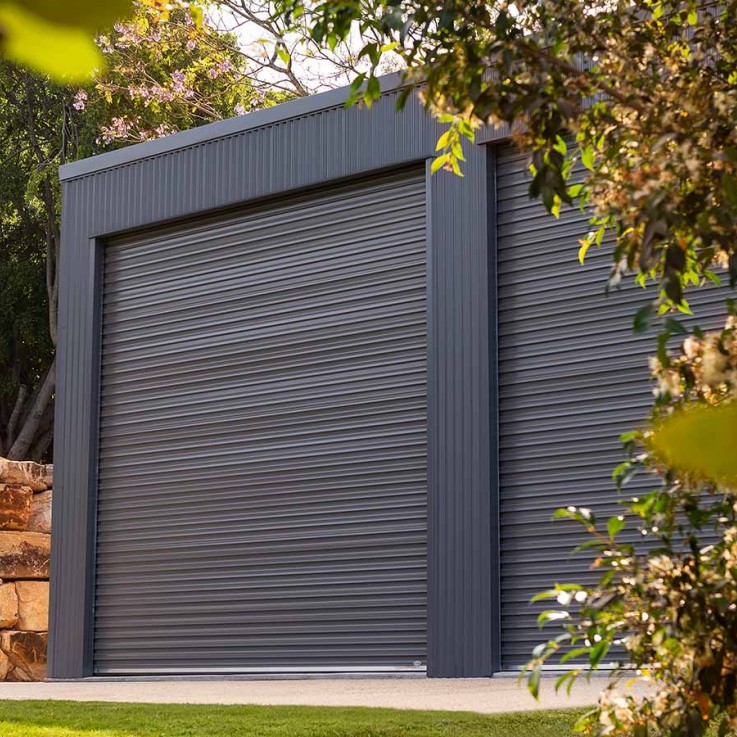 Skillion Double Door Garage