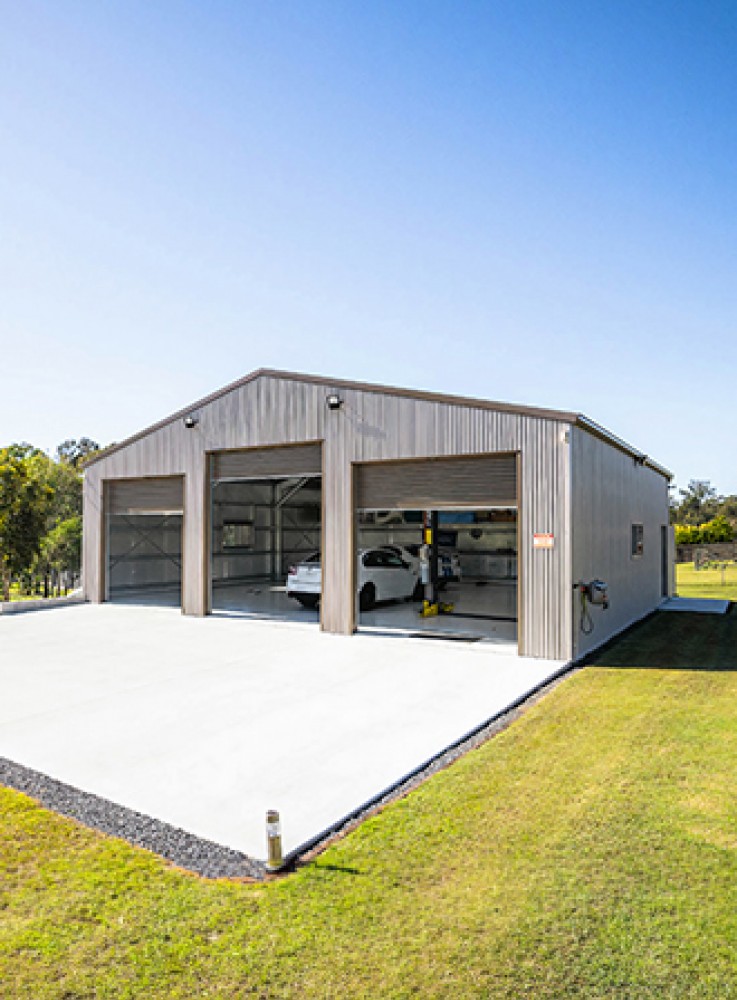Triple Garages