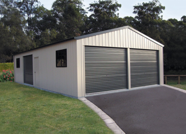 Double garage The Shed Company