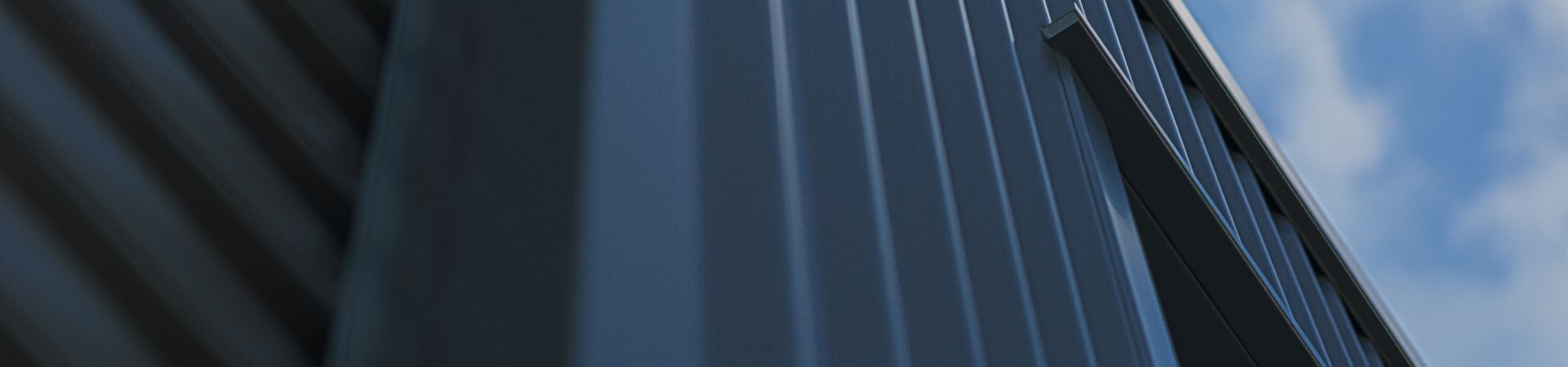 narrow banner matt deep ocean colorbond