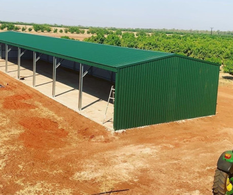 tractor farm shed