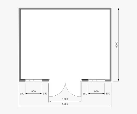 Gable Floor Plan TSC