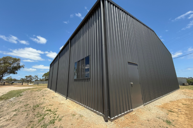 MONUMENT rural four bay shed sunshine coast the shed 31