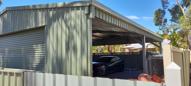 Roller Door Carport 2
