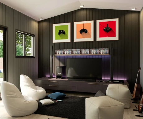Shed Interior Kids hideaway min