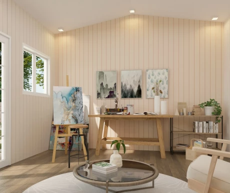 Shed Interior She Shed Gable Interior min