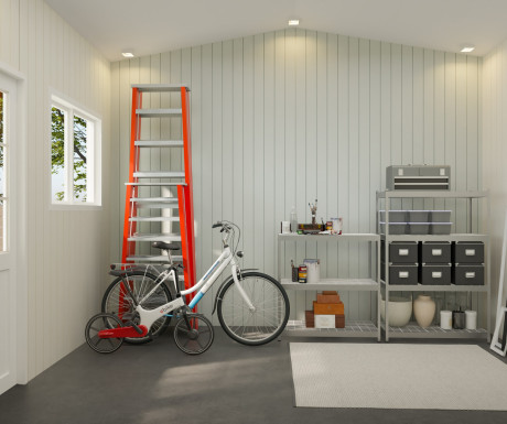 Shed Interior Storage Solution Gable Interior min