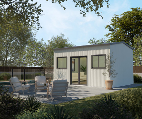 Shed Exterior Backyard Retreat Gable Coro Profile