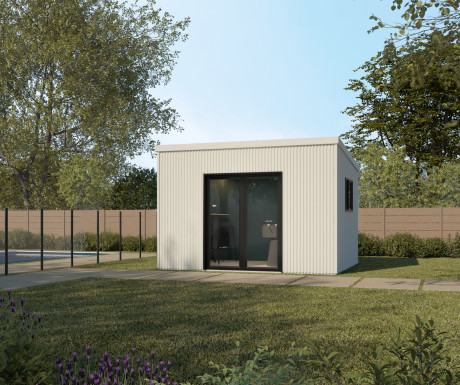 Shed Exterior Game Room Skillion Coro Profile v2