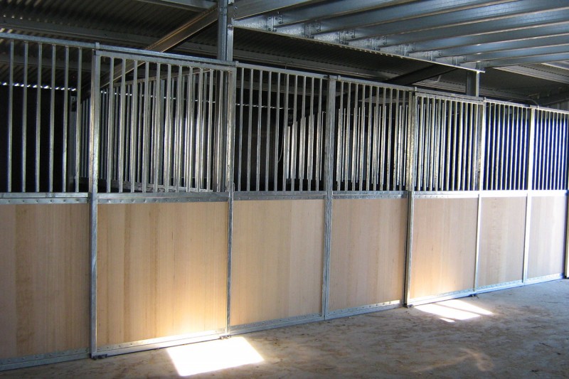 Barn shed horse stable internal fitout by client