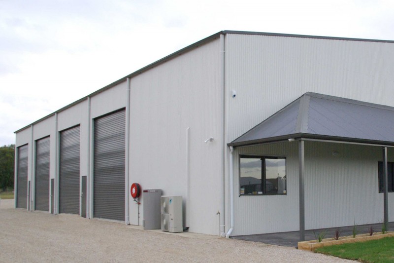 Factory with office space integrated