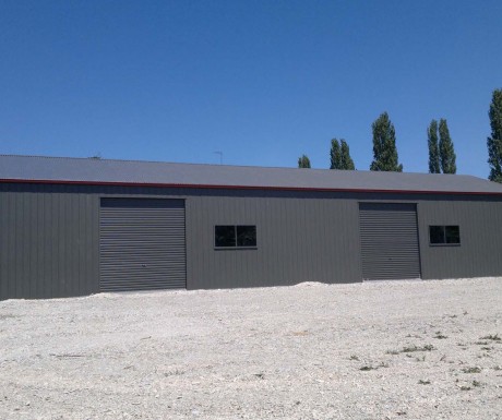 Large fully enclosed workshop shed