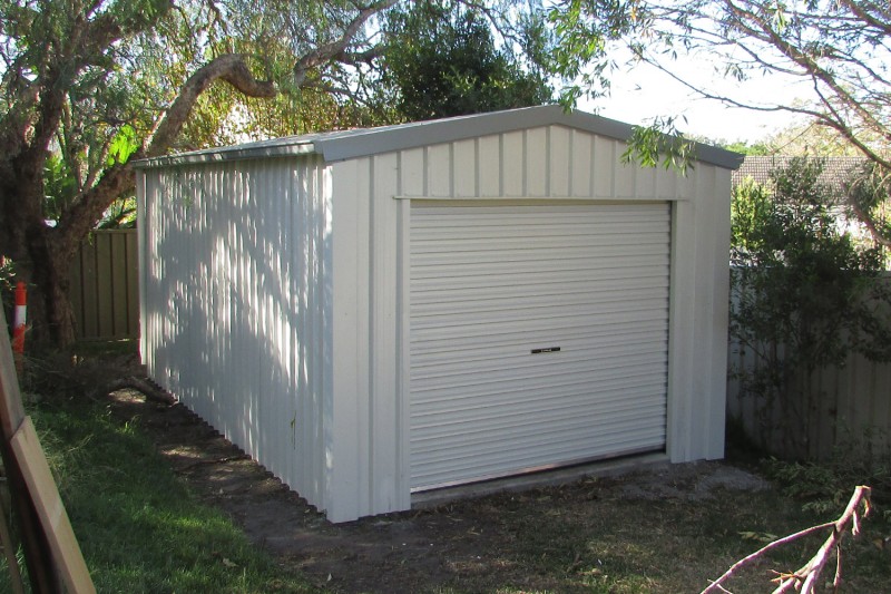 Single garage in back garden